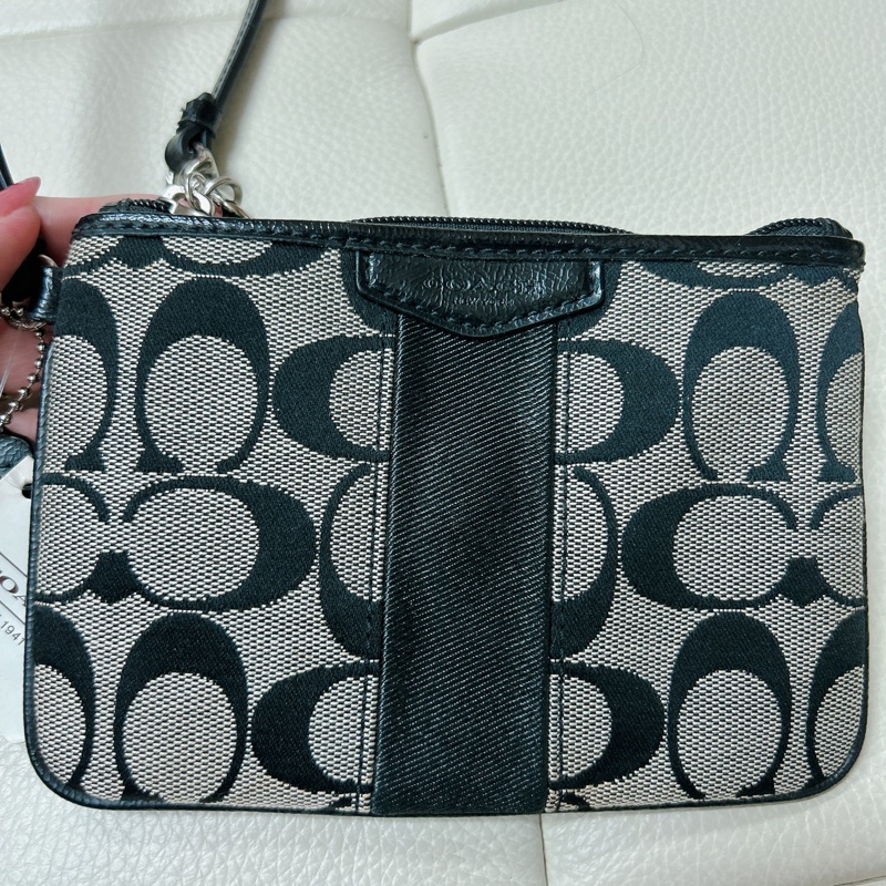 coach全新小錢包（老花）-0