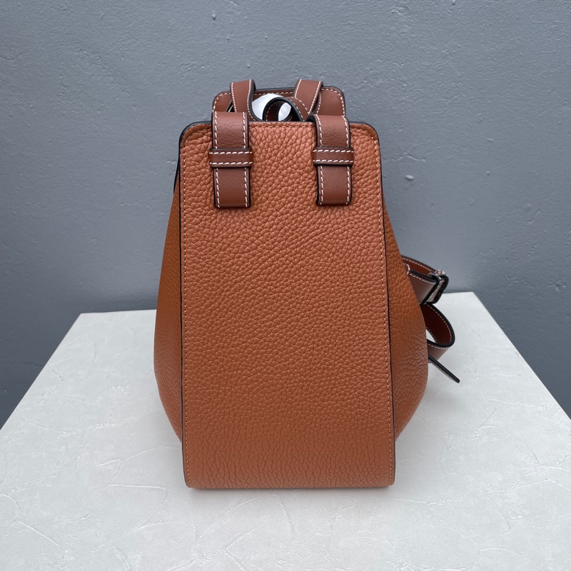 近全新 Loewe hammock 吊床包 small 小尺寸 荔枝 牛皮-10