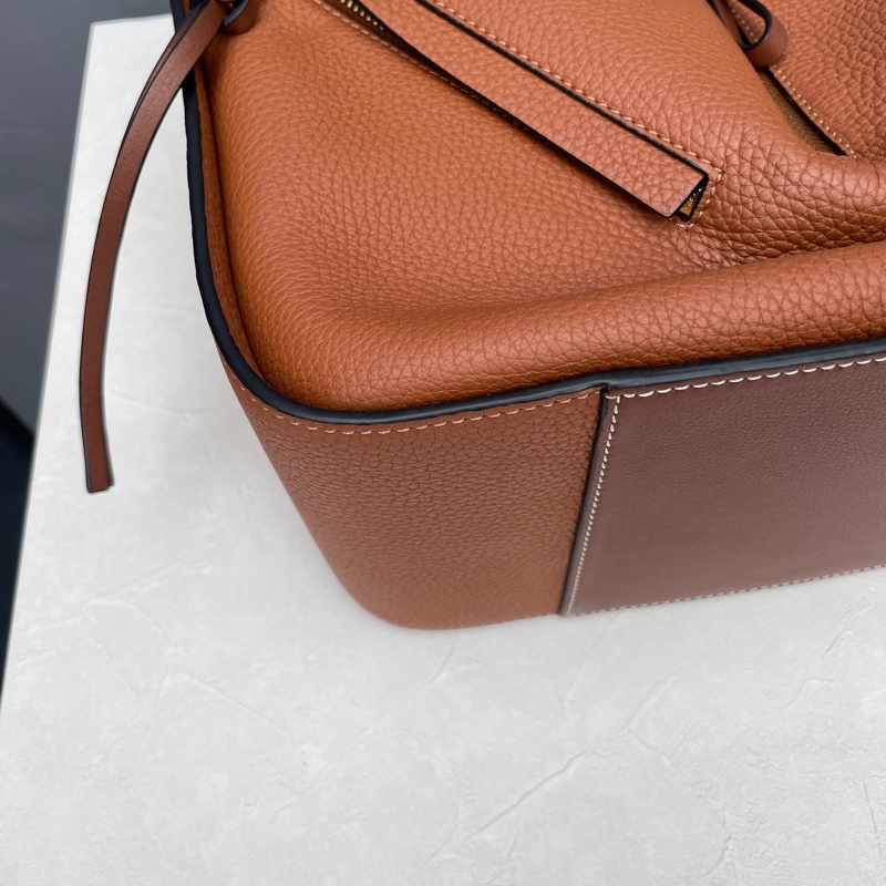 近全新 Loewe hammock 吊床包 small 小尺寸 荔枝 牛皮-13