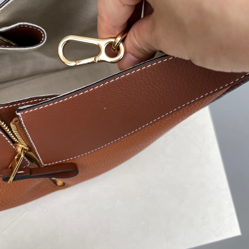 近全新 Loewe hammock 吊床包 small 小尺寸 荔枝 牛皮-15