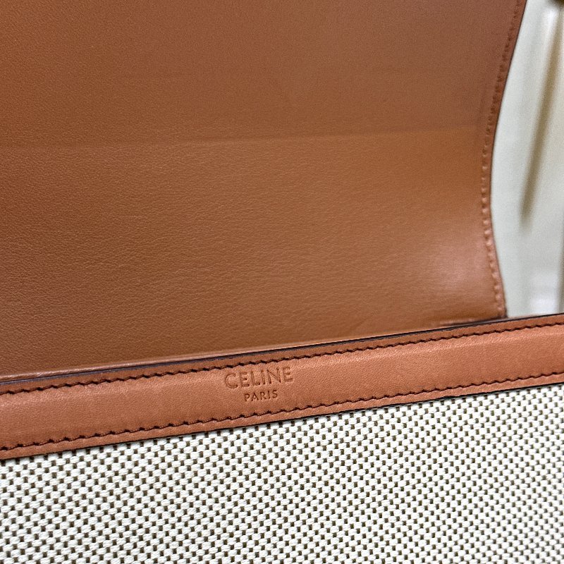 CELINE | 焦糖帆布凱旋門 Triomphe Bag-14