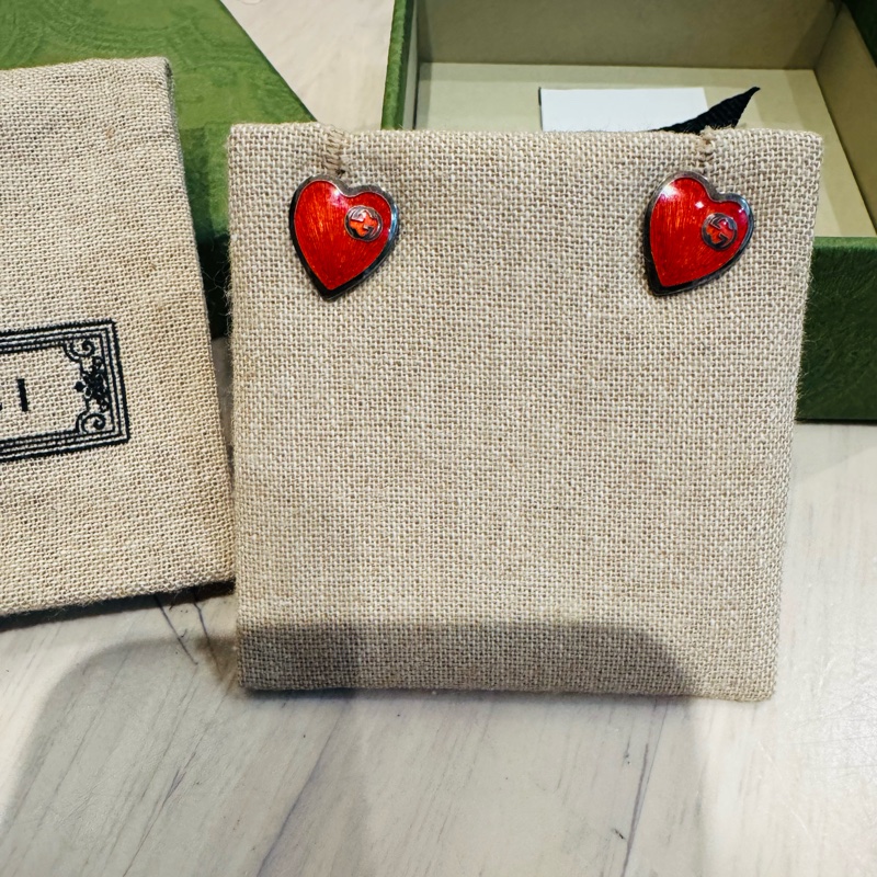 Gucci情人節愛心耳環全新-0