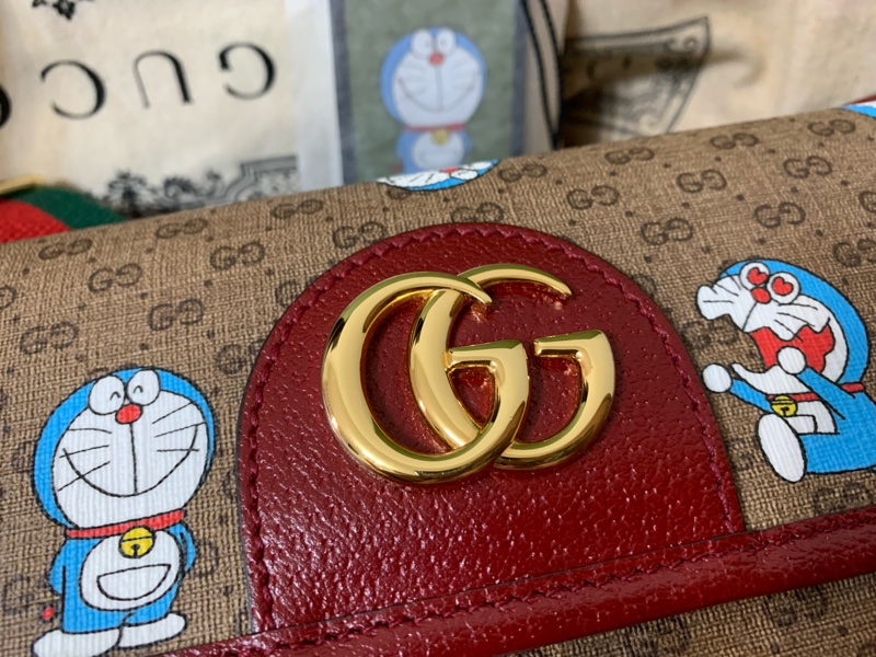 暑期特賣 聯名款 GUCCi x Doraemon 哆啦A夢 斜背包 側背包 胸口包 腰包 GG Supreme-1