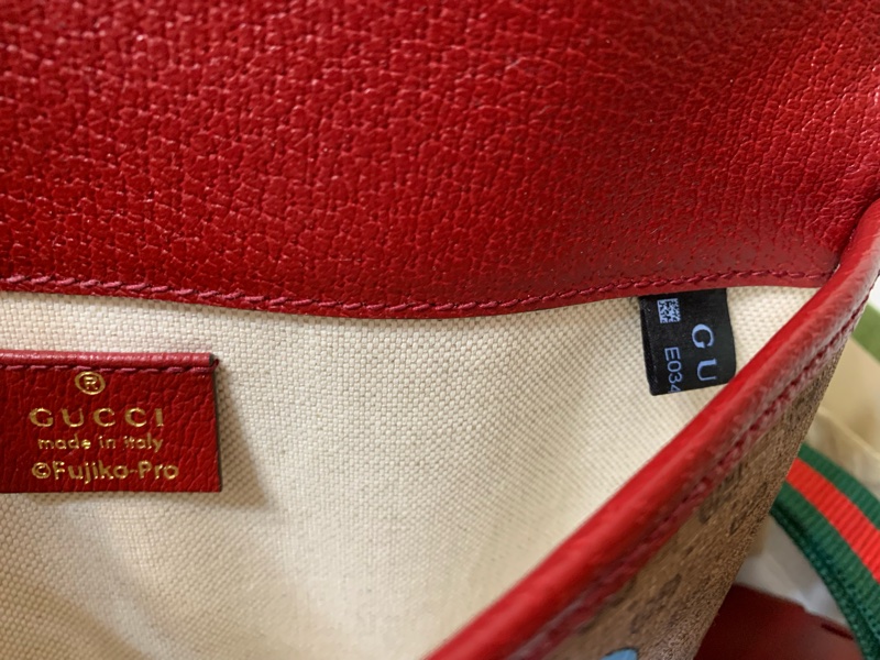 暑期特賣 聯名款 GUCCi x Doraemon 哆啦A夢 斜背包 側背包 胸口包 腰包 GG Supreme-7