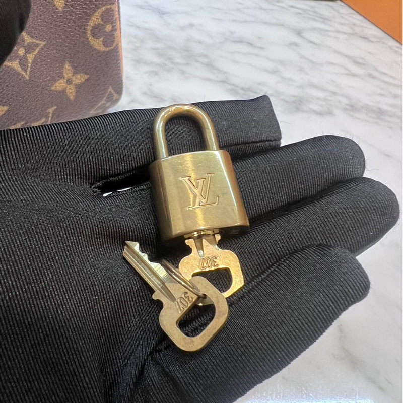 LV Louis Vuitton Speedy 25 手提包/肩背包/斜背包 另贈D釦-25