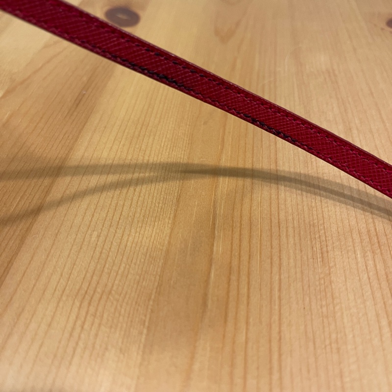 櫃上125000萬💰新款mini尺寸 Prada mini紅金 迷你殺手包 手提 肩背 斜背-23