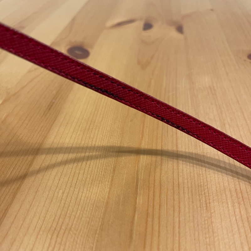 櫃上125000萬💰新款mini尺寸 Prada mini紅金 迷你殺手包 手提 肩背 斜背-17