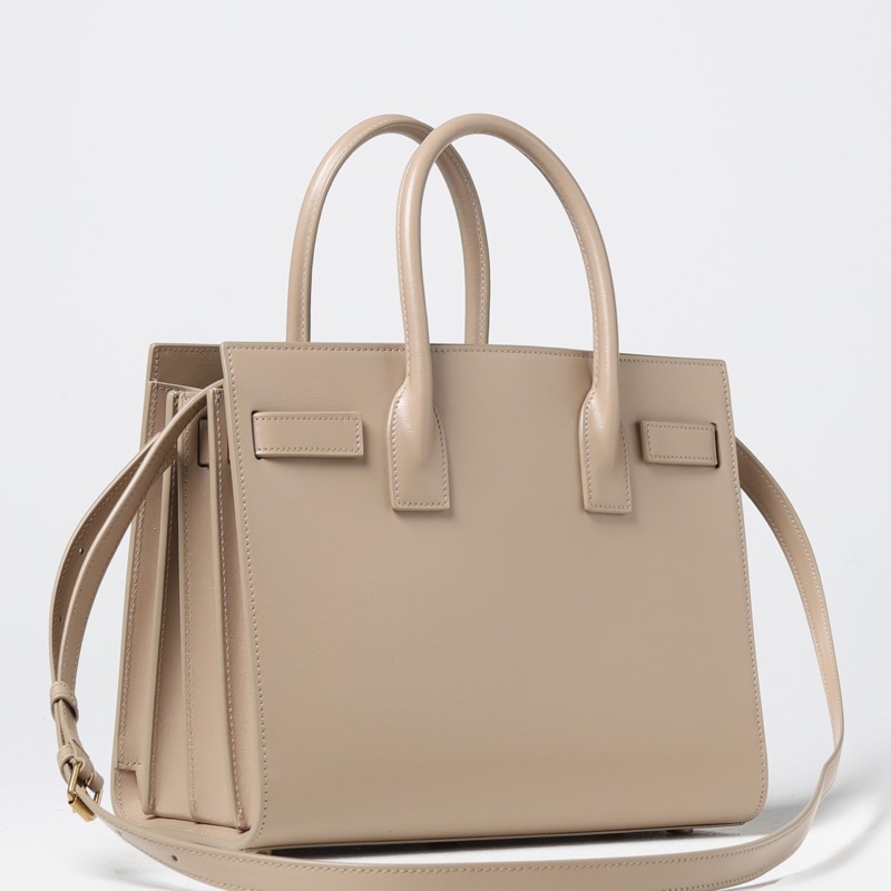 YSL風琴托特包 奶茶色-1