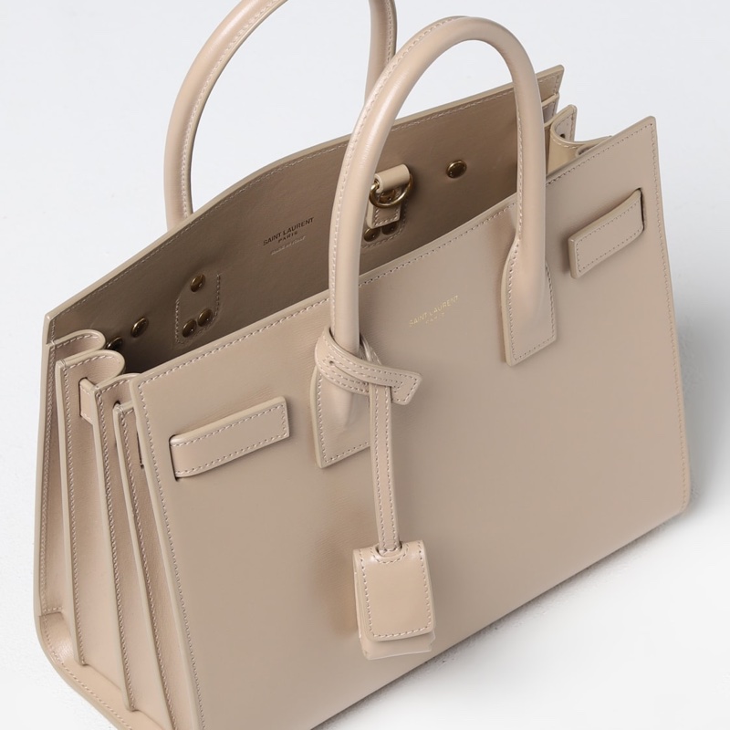 YSL風琴托特包 奶茶色-2