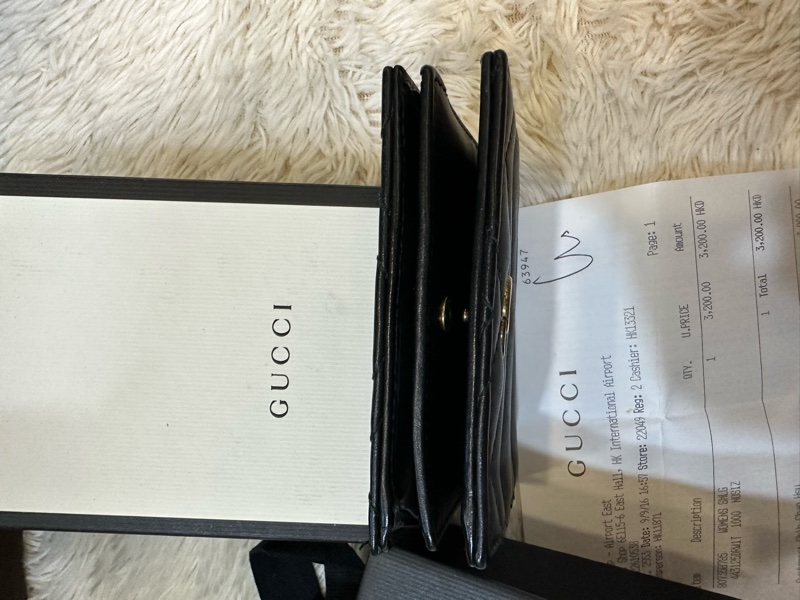 GG Marmont 經典山形紋 復古雙G 卡夾 短夾-7