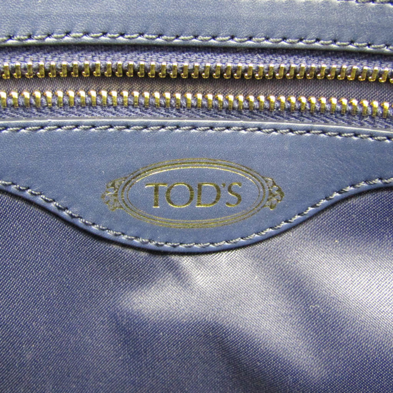 【日本直送】Tod's 女式皮革手提包海軍藍-8