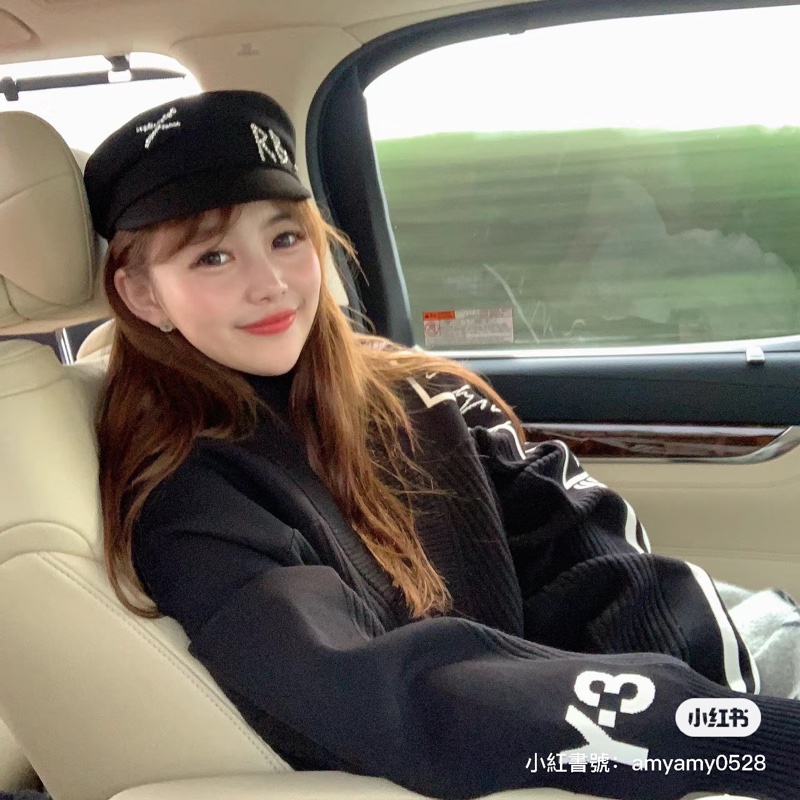 全新真品✨ RUSLAN BAGINSKIY RB 羊毛 貝雷帽 報童帽 帽子 黑色經典款-1