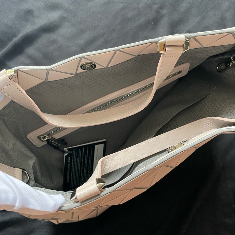 [全新日本購回] 三宅ㄧ生 BAO BAO Crystal matte shoulder bag 側背包 霧面膚粉色-5