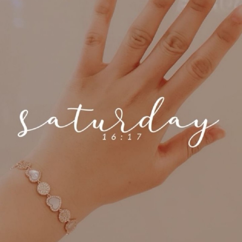 APM粉母貝愛心可調節手鏈-0