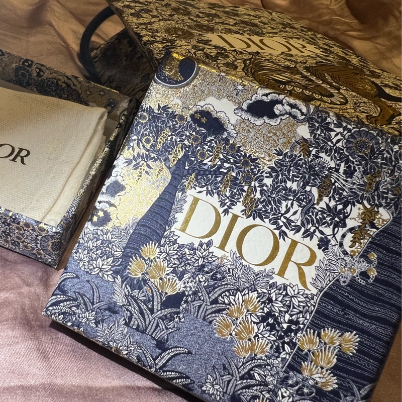 DIOR 經典LOGO水鑽蜜蜂不對稱復古銀針式耳環/幾乎全新-10