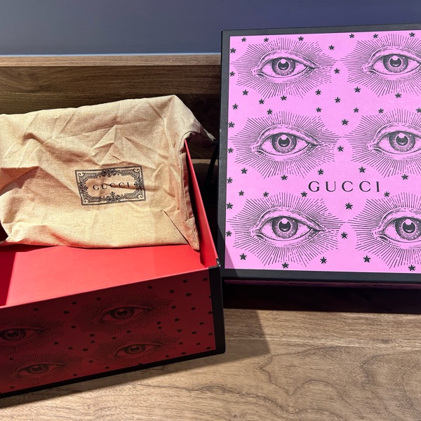 GUCCI Horsebit 1955 招財黃草編鍊袋包-8