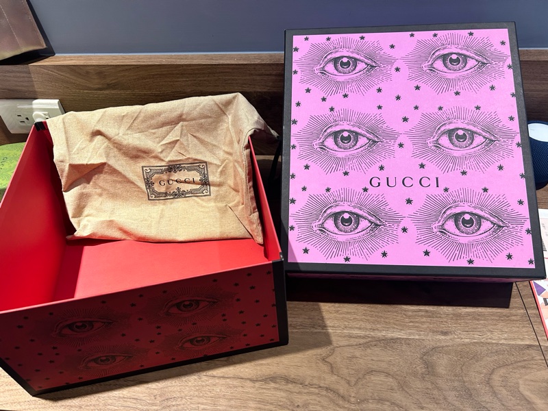 GUCCI Horsebit 1955 招財黃草編鍊袋包-18