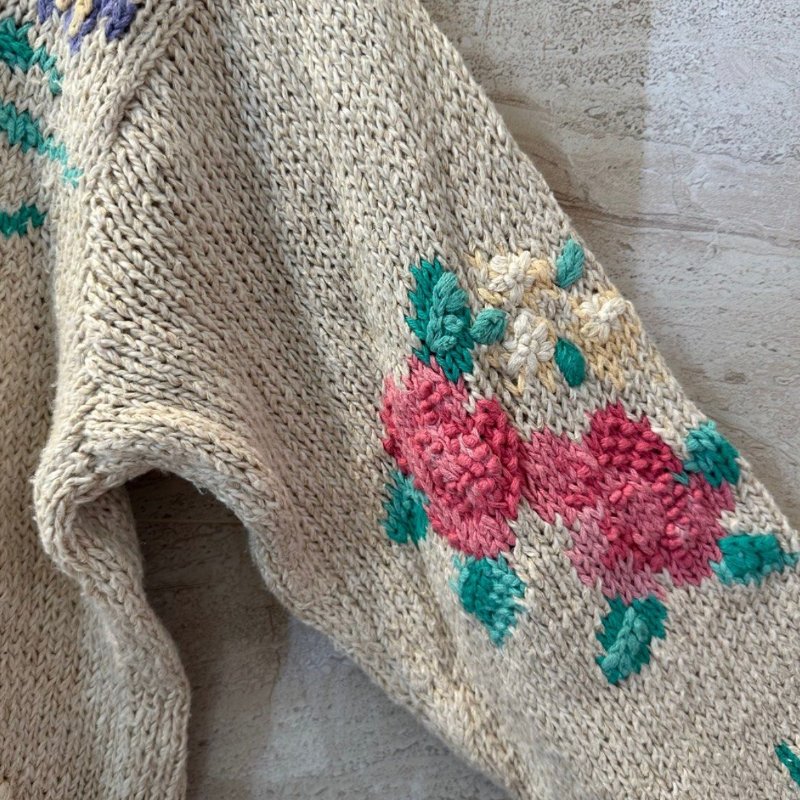 全新|美國專櫃品牌 Talbots 100% 手工製作毛衣(米色/S)-1