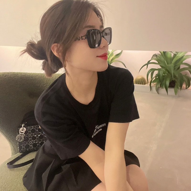 【現貨】Chanel【可刷卡分期】香奈兒 CH5422 黑色 太陽眼鏡 單身即地獄 宋智雅同款墨鏡 偏光太陽眼鏡 熱賣款-2