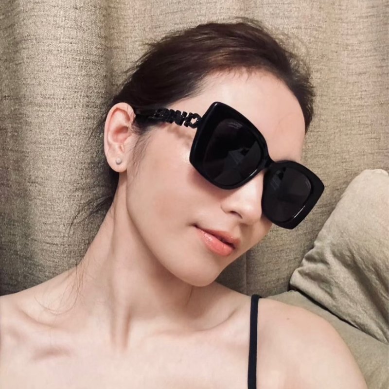 【現貨】Chanel【可刷卡分期】香奈兒 CH5422 黑色 太陽眼鏡 單身即地獄 宋智雅同款墨鏡 偏光太陽眼鏡 熱賣款-0