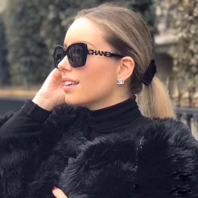 【現貨】Chanel【可刷卡分期】香奈兒 CH5422 黑色 太陽眼鏡 單身即地獄 宋智雅同款墨鏡 偏光太陽眼鏡 熱賣款-3