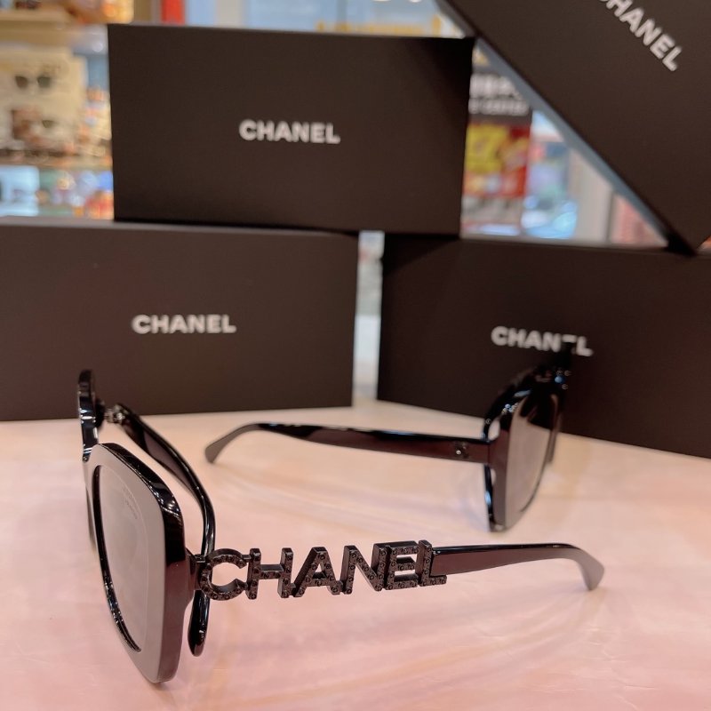 【現貨】Chanel【可刷卡分期】香奈兒 CH5422 黑色 太陽眼鏡 單身即地獄 宋智雅同款墨鏡 偏光太陽眼鏡 熱賣款-9
