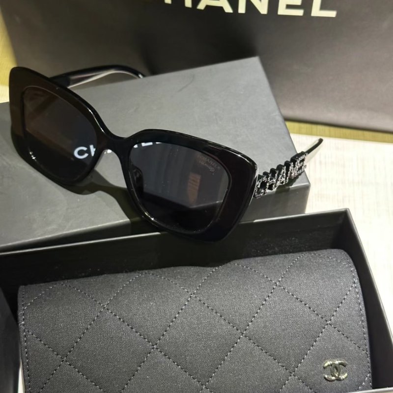 【現貨】Chanel【可刷卡分期】香奈兒 CH5422 黑色 太陽眼鏡 單身即地獄 宋智雅同款墨鏡 偏光太陽眼鏡 熱賣款-19