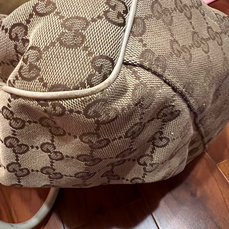 正品GUCCI 經典手提包 803486085 Canvas Sukey Tote Handbag-16