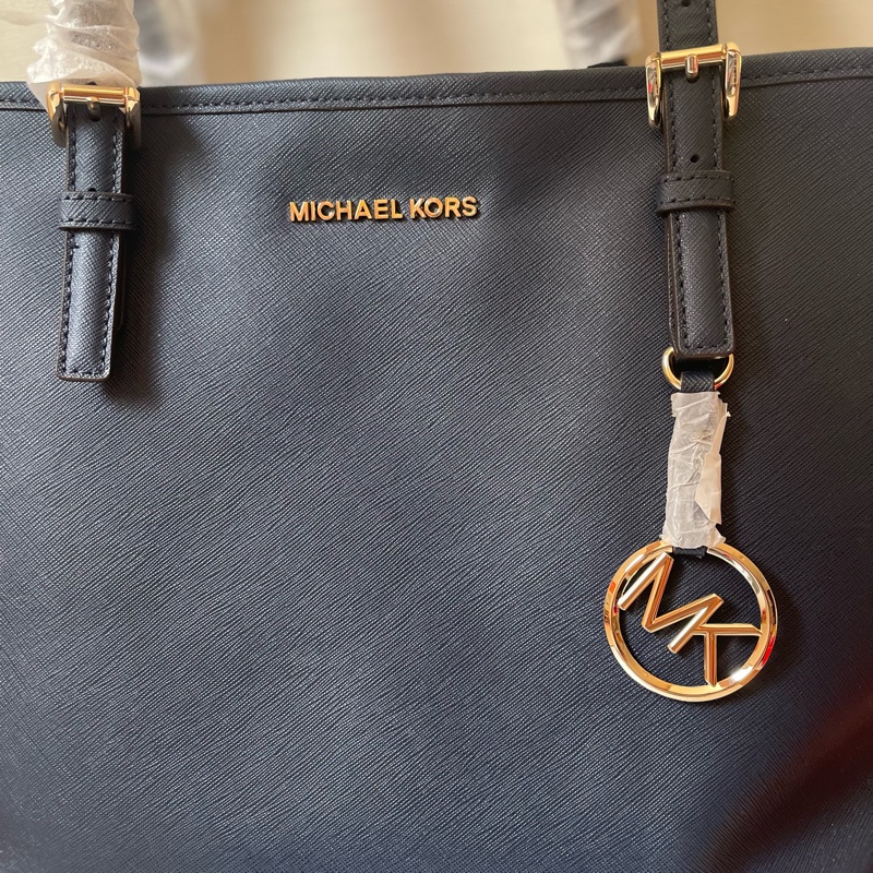 Michael Kors 海軍藍 中號托特包-3