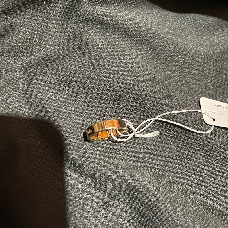 CALVIN KLEIN 金色 LOGO 戒指 #L5-9