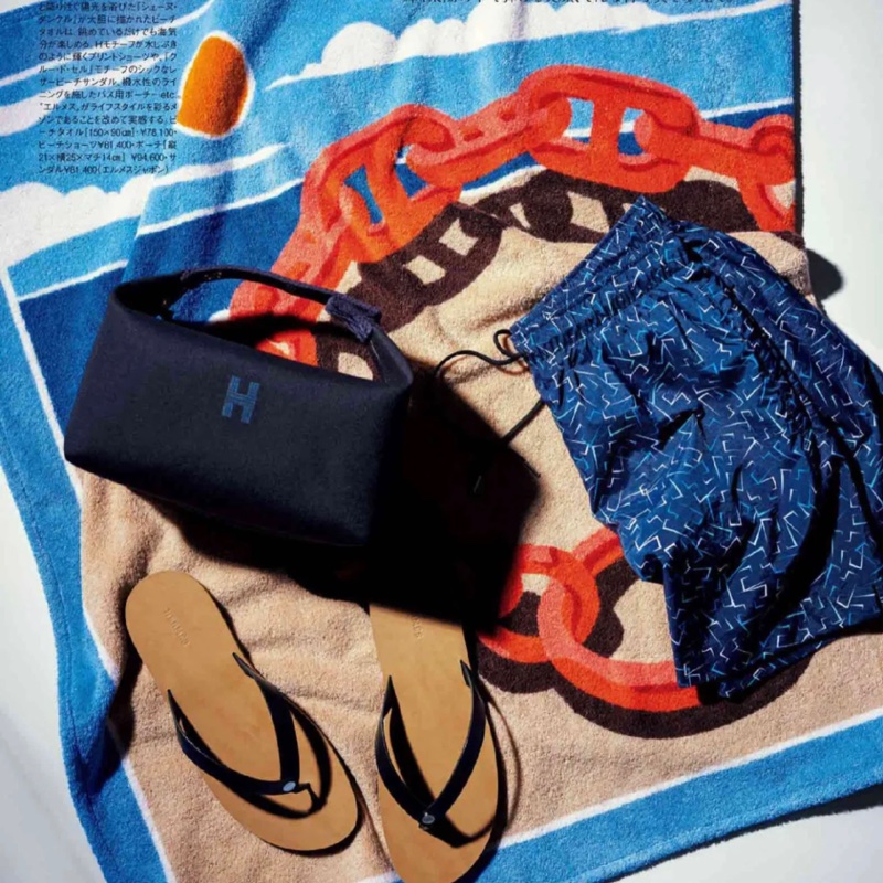 🔥雙11優惠🔥Hermès愛馬仕 Bride-a-brac pm 午夜藍編織手把帆布便當包洗漱包 黑/小號/銀釦/盒裝版-0