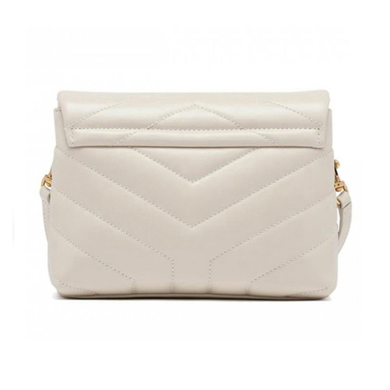 Saint Laurent 630951 YSL Mini Lou Lou 相機包 復古象牙白配金釦( 當季熱門新品 下單前請先詢問)-7