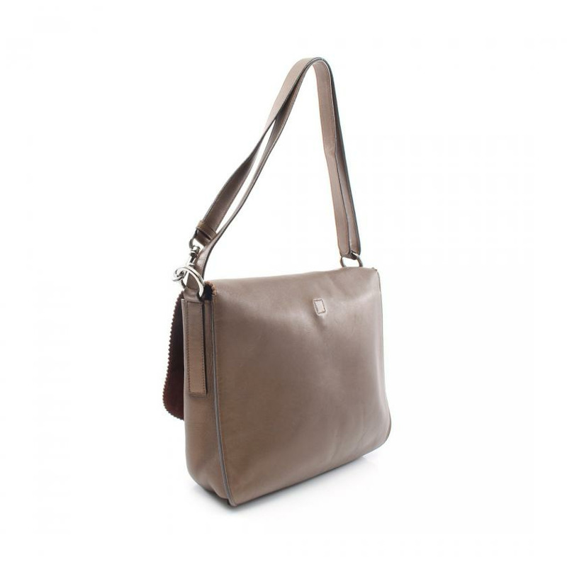 【日本直送】 中古LOEWE[BC]anagram 真皮肩包 銅色 流蘇-1