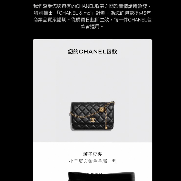 Chanel WOC 黑色小羊皮金球包-13
