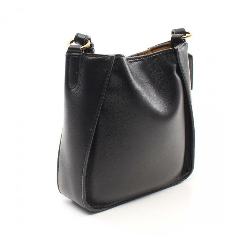 【日本直送】 中古Stella McCartney[AB]StellaLogo Hobo S 肩包 人造皮 黑色-1