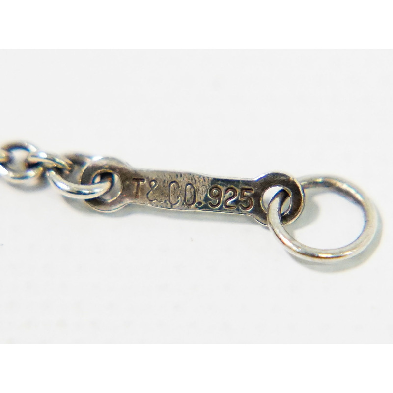 正品蒂芙尼 TIFFANY & Co. 淚滴 925 手鍊手鐲銀銀配飾珠寶二手-4