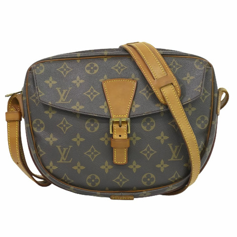 正品路易威登 LV Jeune Fille Monogram 單肩包 手提包 棕色 M51225 Jeune Fille 包二手