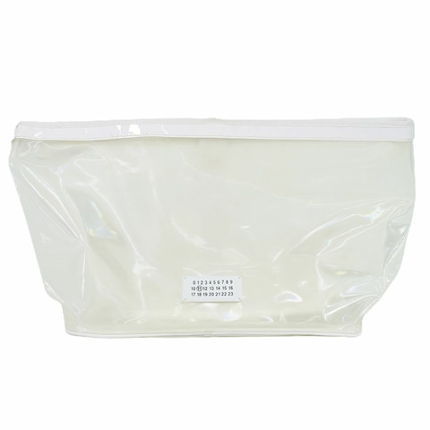 正品 Maison Margiela Maison Margiela 滌綸手拿包小包第二包透明包二手