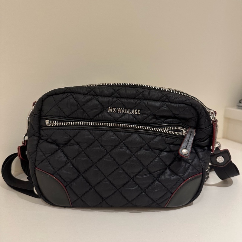 ❌售出❌全新轉售 美國紐約品牌 原價$10600｜Mz Wallace 兩用斜背包 肩背包 輕量鋪棉超輕超柔軟-5