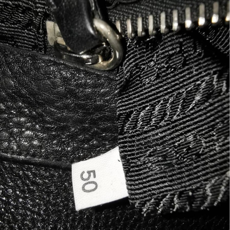 Prada 荔枝皮特殊背帶 肩背包 hobo包 麻將包-13