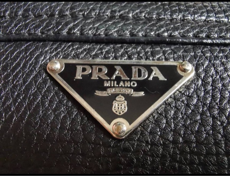 Prada 荔枝皮特殊背帶 肩背包 hobo包 麻將包-14
