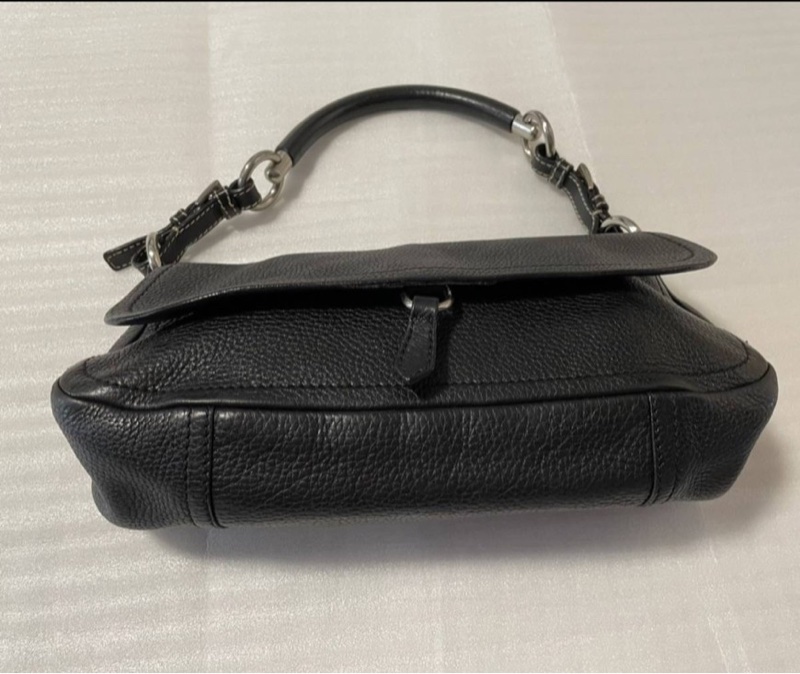 Prada 荔枝皮特殊背帶 肩背包 hobo包 麻將包-16