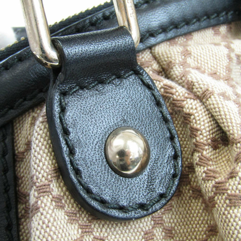 【日本直送】Gucci Sukey Diamante 223974 女式帆布,皮革手提包,單肩包米色,黑色,棕色-5