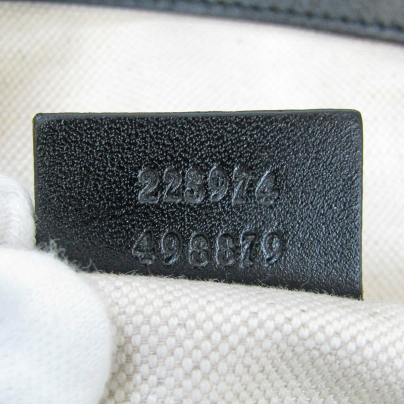 【日本直送】Gucci Sukey Diamante 223974 女式帆布,皮革手提包,單肩包米色,黑色,棕色-9