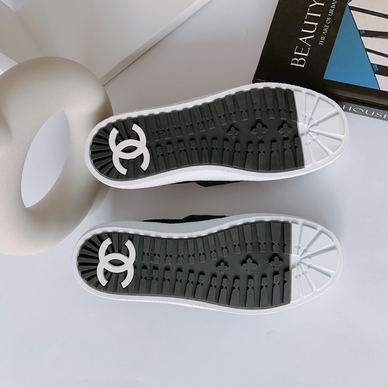 Chanel 毛呢 休閒平底鞋-4