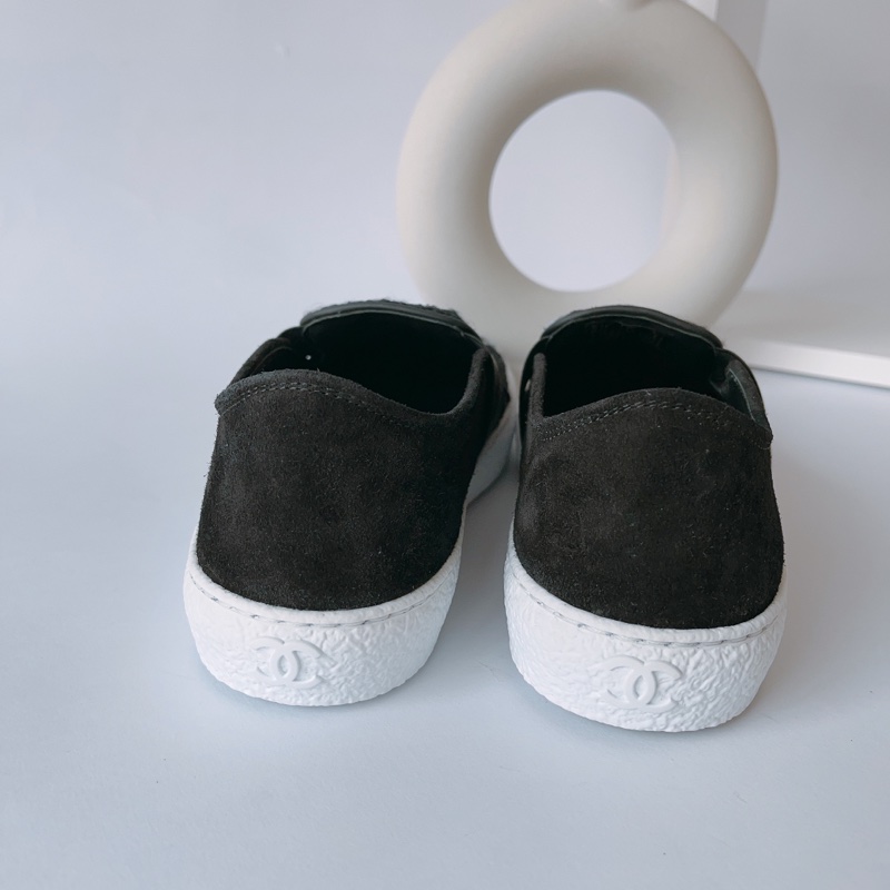 Chanel 毛呢 休閒平底鞋-6
