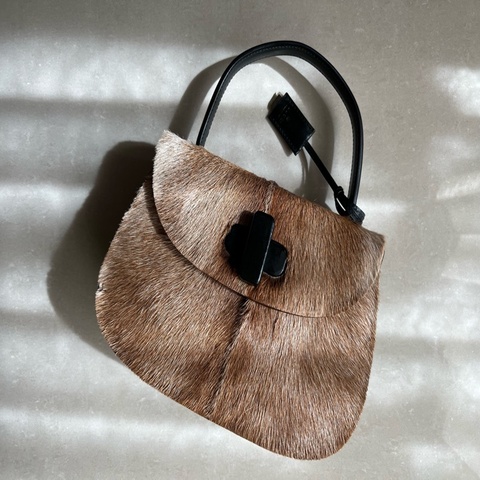 ［古董Gucci］Bamboo1947手提/斜背袋
