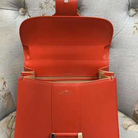 Delvaux超級美的莓紅色經典Brillant-4