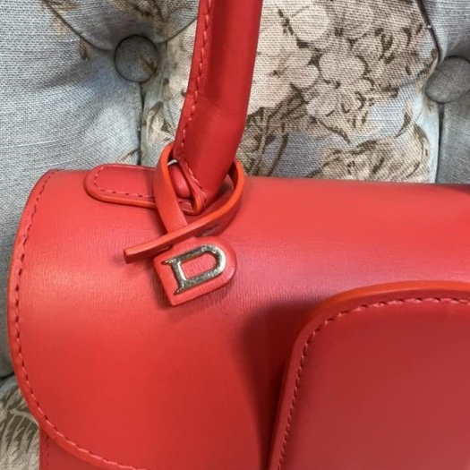 Delvaux超級美的莓紅色經典Brillant-6