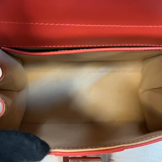 Delvaux超級美的莓紅色經典Brillant-10